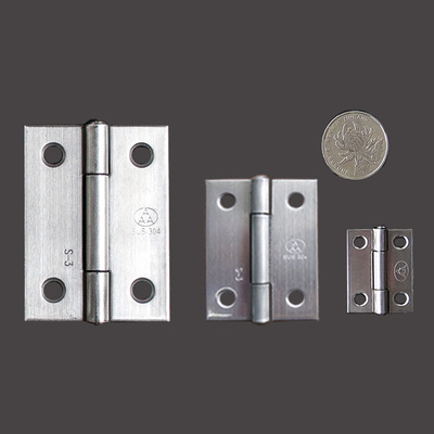 304不銹鋼合頁(yè)鉸鏈 加厚合葉迷你微型折頁(yè)平開1寸小合頁(yè)五金配件